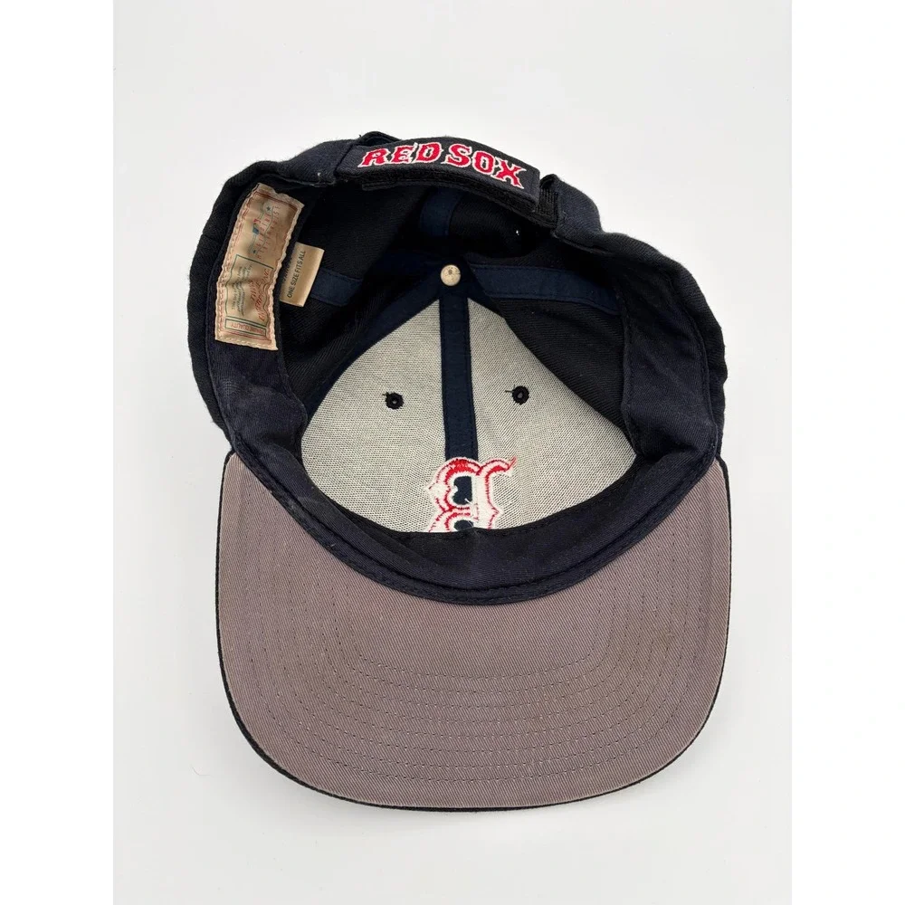 Twins Enterprise Boston Red Sox Baseball Hat Mens OSFA Navy Blue Wool Blend